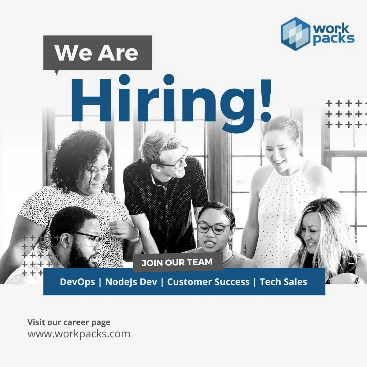 Join the team - Now hiring at Workpacks