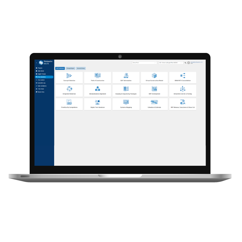 WorkPacks Delta Dashboard